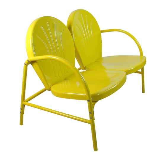 47" Outdoor Retro Tulip Loveseat